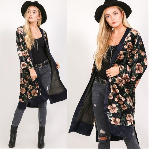 Tops - FLORAL DUSTER